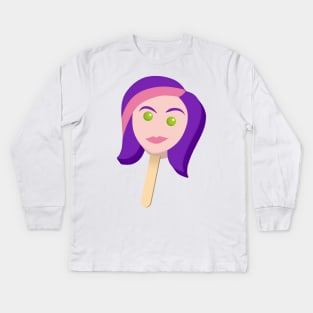 Mal Popsicle Kids Long Sleeve T-Shirt